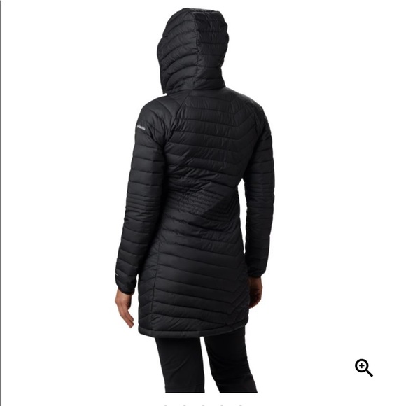 Columbia Puffer Jacket Parka Women's Powder Lite™ Mid Jacket XS Blue - Picture 6 of 11